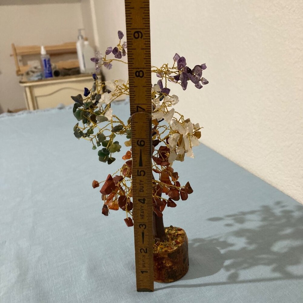 Vintage Semi-Precious Stone Tree Mixed Crystals - Picture 7 of 7
